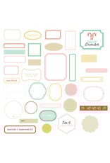 LES ATELIERS DE KARINE LES ATELIERS DE KARINE CARNET ENCHANTÉ PAPIER ÉTIQUETTES DIE CUTS