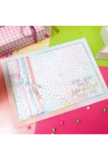 HUNKYDORY CRAFTS LTD. HUNKYDORY MOONSTONE SPRINKLES EMBOSSING FOLDER