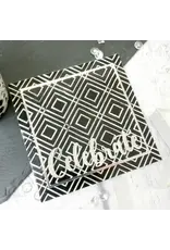 HUNKYDORY CRAFTS LTD. HUNKYDORY MOONSTONE GEOMETRIC TILES EMBOSSING FOLDER