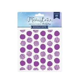 HUNKYDORY CRAFTS LTD. HUNKYDORY MOONSTONE DOODLE DOTS EMBOSSING FOLDER
