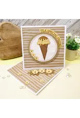 HUNKYDORY CRAFTS LTD. HUNKYDORY MOONSTONE DISTRESSED STRIPES EMBOSSING FOLDER