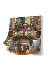 HUNKYDORY CRAFTS LTD. HUNKYDORY CLOCKWORK CURIOSITIES 8x8 PAPER PAD