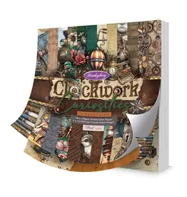 HUNKYDORY CRAFTS LTD. HUNKYDORY CLOCKWORK CURIOSITIES 8x8 PAPER PAD