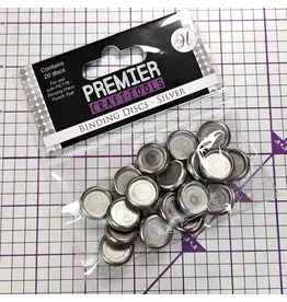 HUNKYDORY CRAFTS LTD. HUNKYDORY PREMIER CRAFT TOOLS BINDING DISCS - SILVER