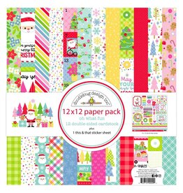 DOODLEBUG DESIGN DOODLEBUG OH WHAT FUN 12x12 PAPER PACK