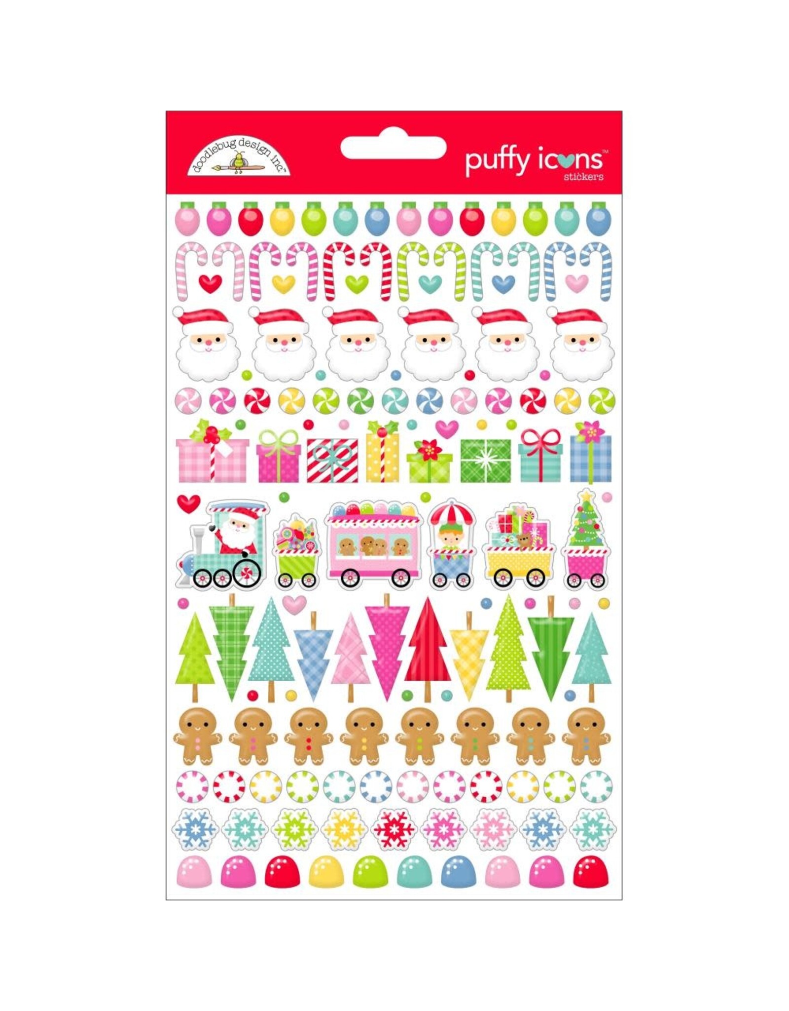 DOODLEBUG DESIGN DOODLEBUG OH WHAT FUN ICONS PUFFY STICKERS