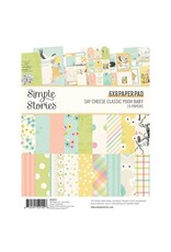 SIMPLE STORIES SIMPLE STORIES CLASSIC POOH BABY 6x8 PAPER PAD 24 SHEETS