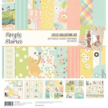 SIMPLE STORIES SIMPLE STORIES CLASSIC POOH BABY 12x12 COLLECTION KIT