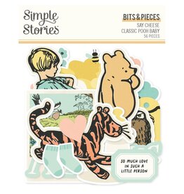 SIMPLE STORIES SIMPLE STORIES CLASSIC POOH BABY BITS & PIECES 56/PK