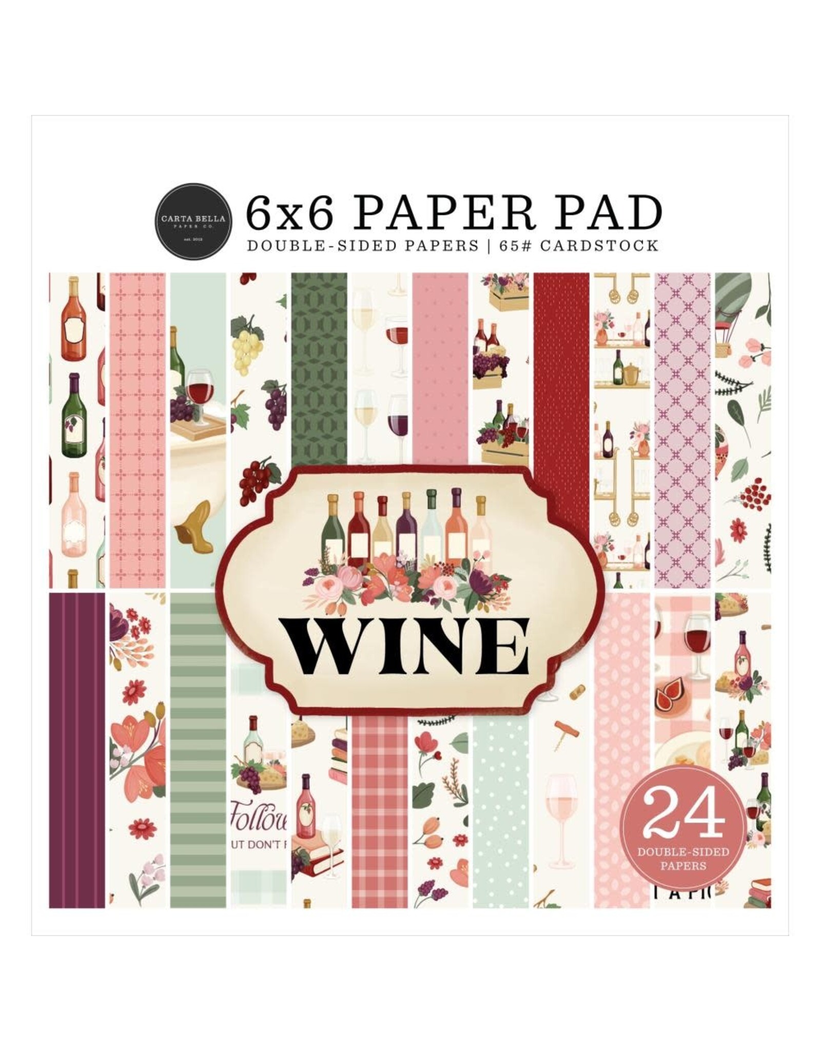 CARTA BELLA CARTA BELLA WINE 6x6 PAPER PAD