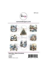 RONRON DESIGNS RONRON DESIGNS NOËL BLEU TOPPERS