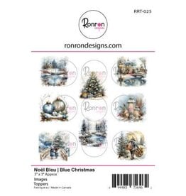 RONRON DESIGNS RONRON DESIGNS NOËL BLEU TOPPERS