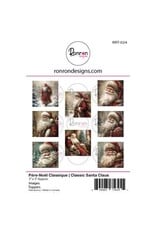 RONRON DESIGNS RONRON DESIGNS PÈRE NOËL CLASSIQUE TOPPERS