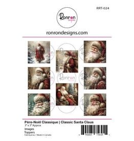 RONRON DESIGNS RONRON DESIGNS PÈRE NOËL CLASSIQUE TOPPERS