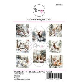 RONRON DESIGNS RONRON DESIGNS NOËL EN FORÊT TOPPERS