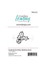 RONRON DESIGNS RONRON DESIGNS FEUILLE DE GUI PETITE FOAM STAMP