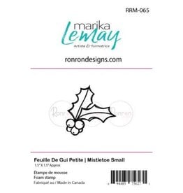 RONRON DESIGNS RONRON DESIGNS FEUILLE DE GUI PETITE FOAM STAMP