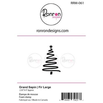 RONRON DESIGNS RONRON DESIGNS GRAND SAPIN FOAM STAMP