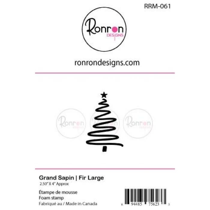 RONRON DESIGNS RONRON DESIGNS GRAND SAPIN FOAM STAMP