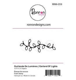 RONRON DESIGNS RONRON DESIGNS GUIRLANDE DE LUMIÈRES FOAM STAMP