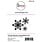 RONRON DESIGNS RONRON DESIGNS TRIO DE FLOCONS FOAM STAMP SET