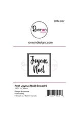 RONRON DESIGNS RONRON DESIGNS PETIT JOYEUX NOËL ENCADRÉ FOAM STAMP