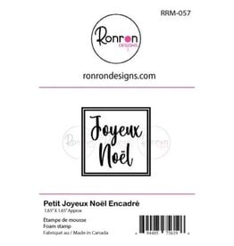 RONRON DESIGNS RONRON DESIGNS PETIT JOYEUX NOËL ENCADRÉ FOAM STAMP