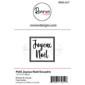 RONRON DESIGNS RONRON DESIGNS PETIT JOYEUX NOËL ENCADRÉ FOAM STAMP