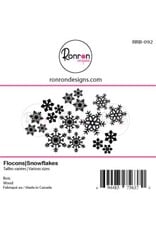 RONRON DESIGNS RONRON DESIGNS FLOCONS WOOD PIECES