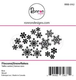 RONRON DESIGNS RONRON DESIGNS FLOCONS WOOD PIECES