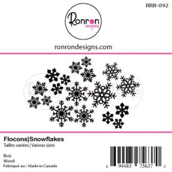 RONRON DESIGNS RONRON DESIGNS FLOCONS WOOD PIECES