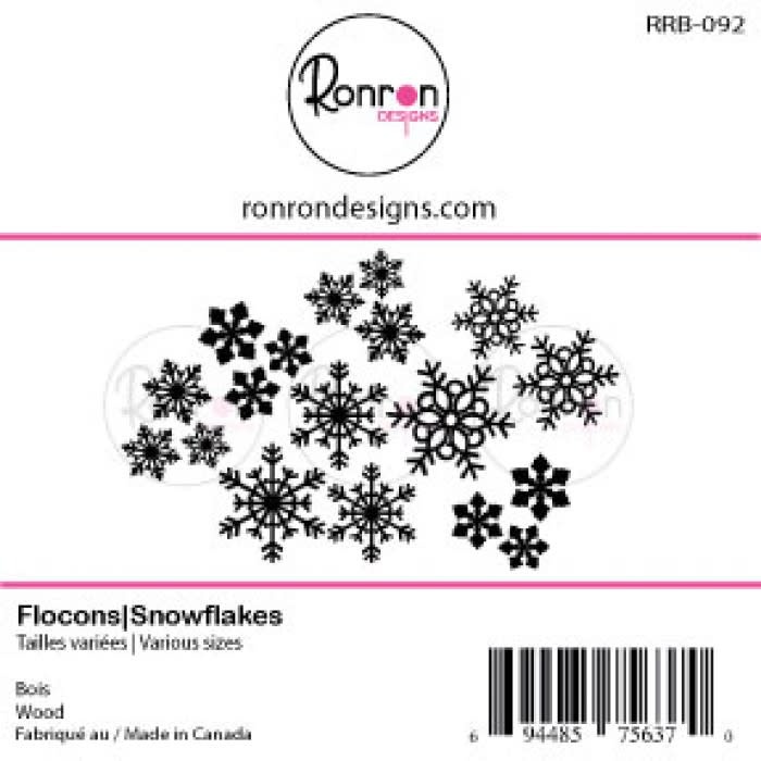 RONRON DESIGNS RONRON DESIGNS FLOCONS WOOD PIECES