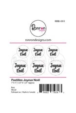 RONRON DESIGNS RONRON DESIGNS JOYEUX NOËL WOOD PIECES