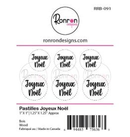 RONRON DESIGNS RONRON DESIGNS JOYEUX NOËL WOOD PIECES