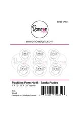 RONRON DESIGNS RONRON DESIGNS PÈRE NOËL WOOD PIECES