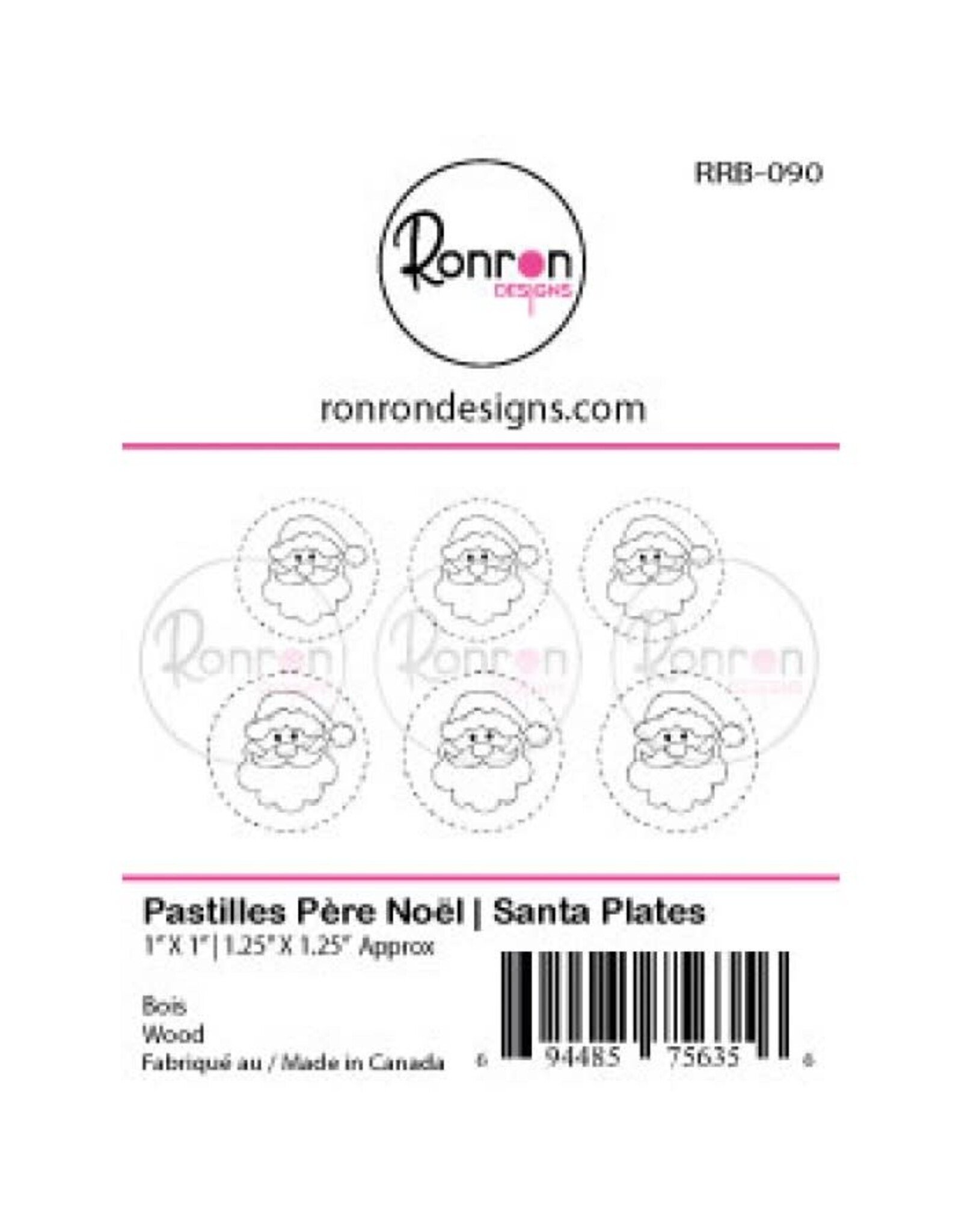 RONRON DESIGNS RONRON DESIGNS PÈRE NOËL WOOD PIECES