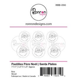 RONRON DESIGNS RONRON DESIGNS PÈRE NOËL WOOD PIECES
