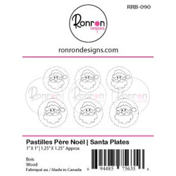 RONRON DESIGNS RONRON DESIGNS PÈRE NOËL WOOD PIECES