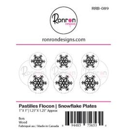 RONRON DESIGNS RONRON DESIGNS PASTILLES FLOCON WOOD PIECES