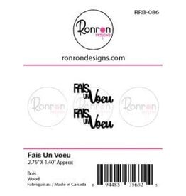 RONRON DESIGNS RONRON DESIGNS FAIS UN VOEU WOOD PIECES