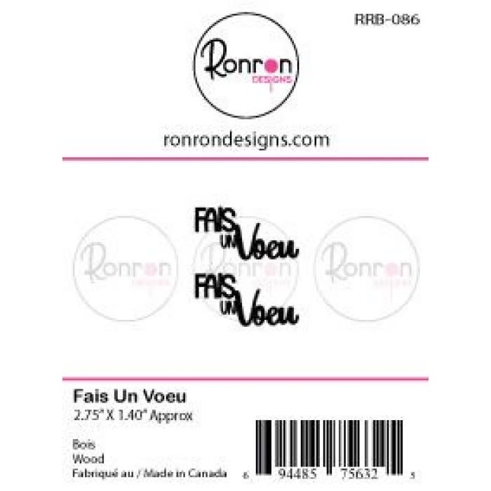 RONRON DESIGNS RONRON DESIGNS FAIS UN VOEU WOOD PIECES