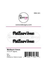 RONRON DESIGNS RONRON DESIGNS MEILLEURS VOEUX WOOD PIECES