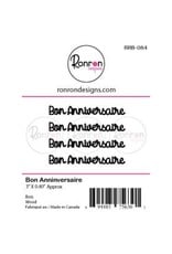 RONRON DESIGNS RONRON DESIGNS BON ANNIVERSAIRE WOOD PIECES