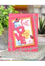WAFFLE FLOWER WAFFLE FLOWER SHAPE OF MY HEART CLEAR STAMP SET