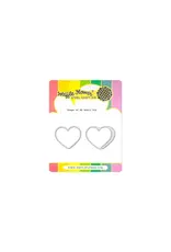 WAFFLE FLOWER WAFFLE FLOWER SHAPE OF MY HEART DIE SET