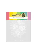 WAFFLE FLOWER WAFFLE FLOWER ROSE BOUQUET STENCIL SET