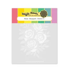 WAFFLE FLOWER WAFFLE FLOWER ROSE BOUQUET STENCIL SET