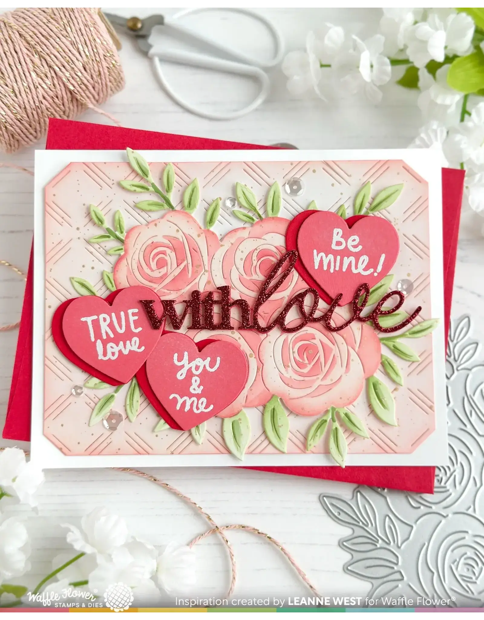 WAFFLE FLOWER WAFFLE FLOWER ROSE BOUQUET DIE