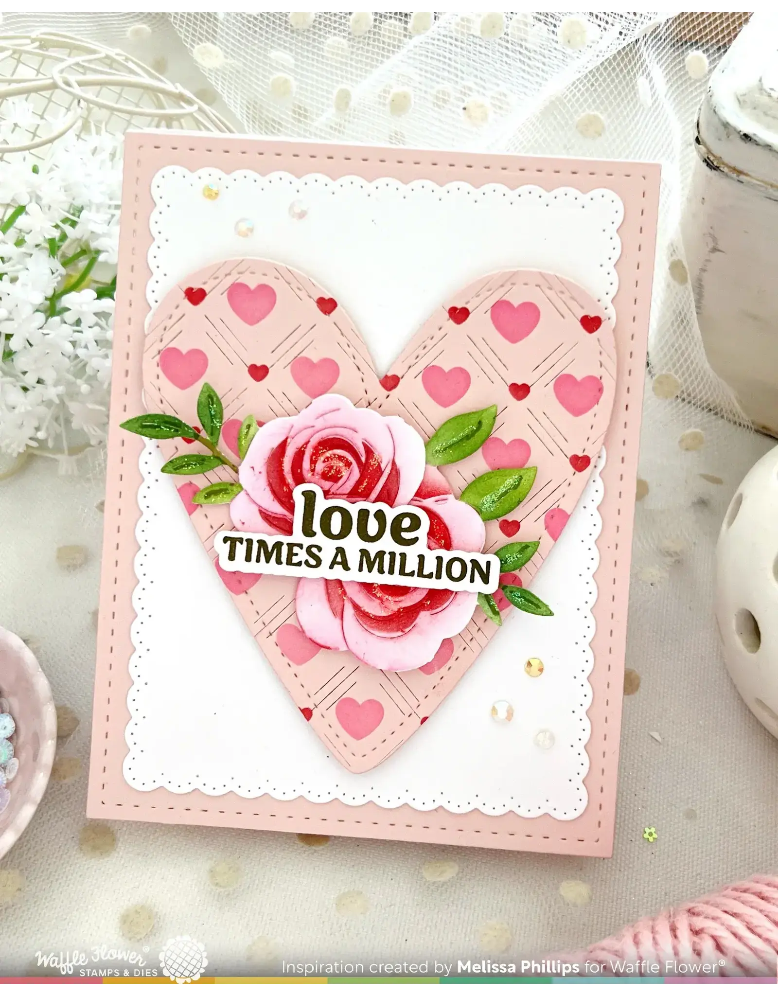 WAFFLE FLOWER WAFFLE FLOWER ROSE BOUQUET DIE