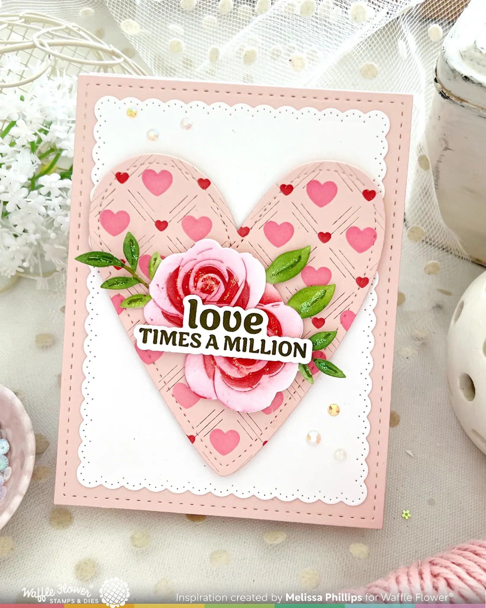 WAFFLE FLOWER WAFFLE FLOWER ROSE BOUQUET DIE